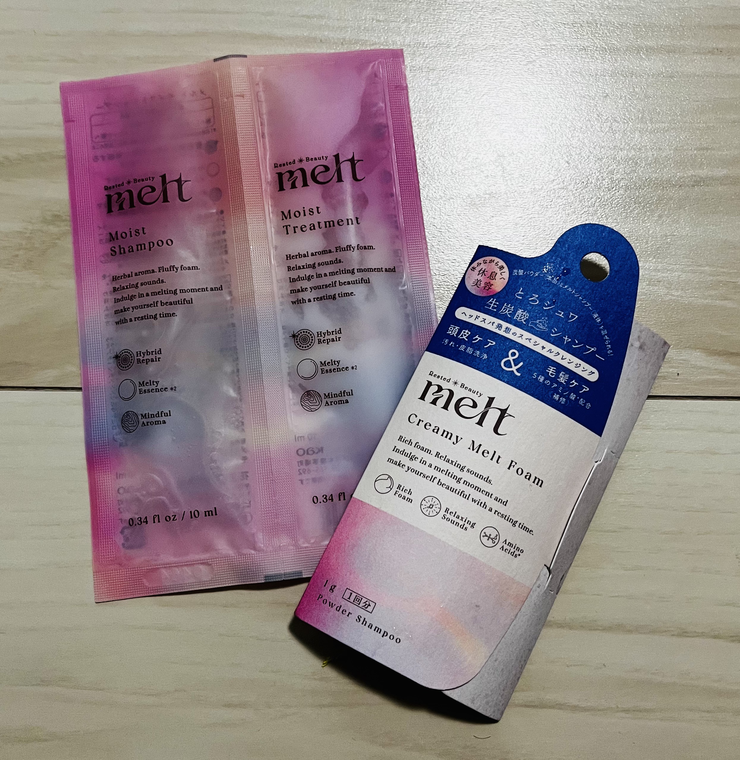 メルト モイストシャンプー／トリートメント/melt/市販シャンプーを使ったクチコミ（1枚目）