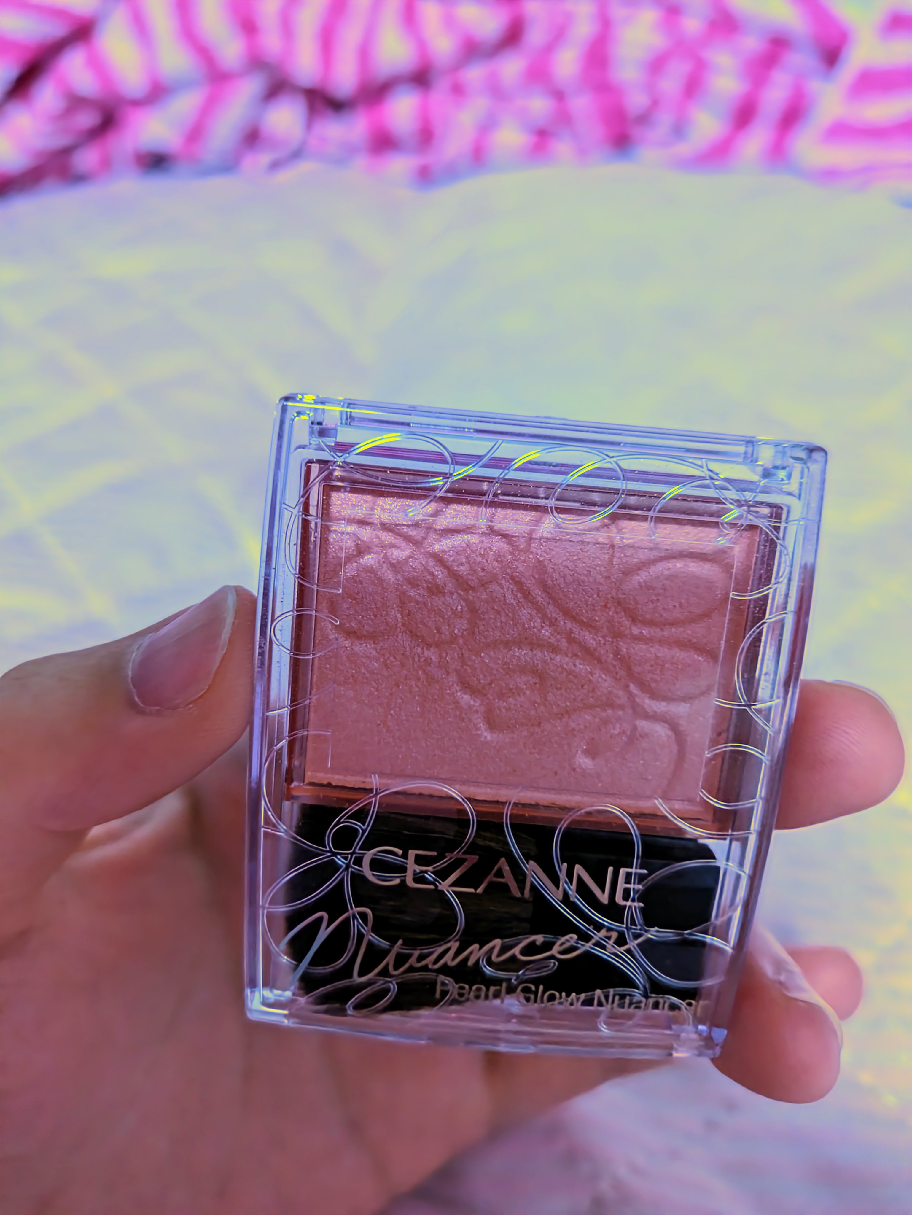 パールグロウニュアンサー/CEZANNE/パウダーハイライトを使ったクチコミ（1枚目）