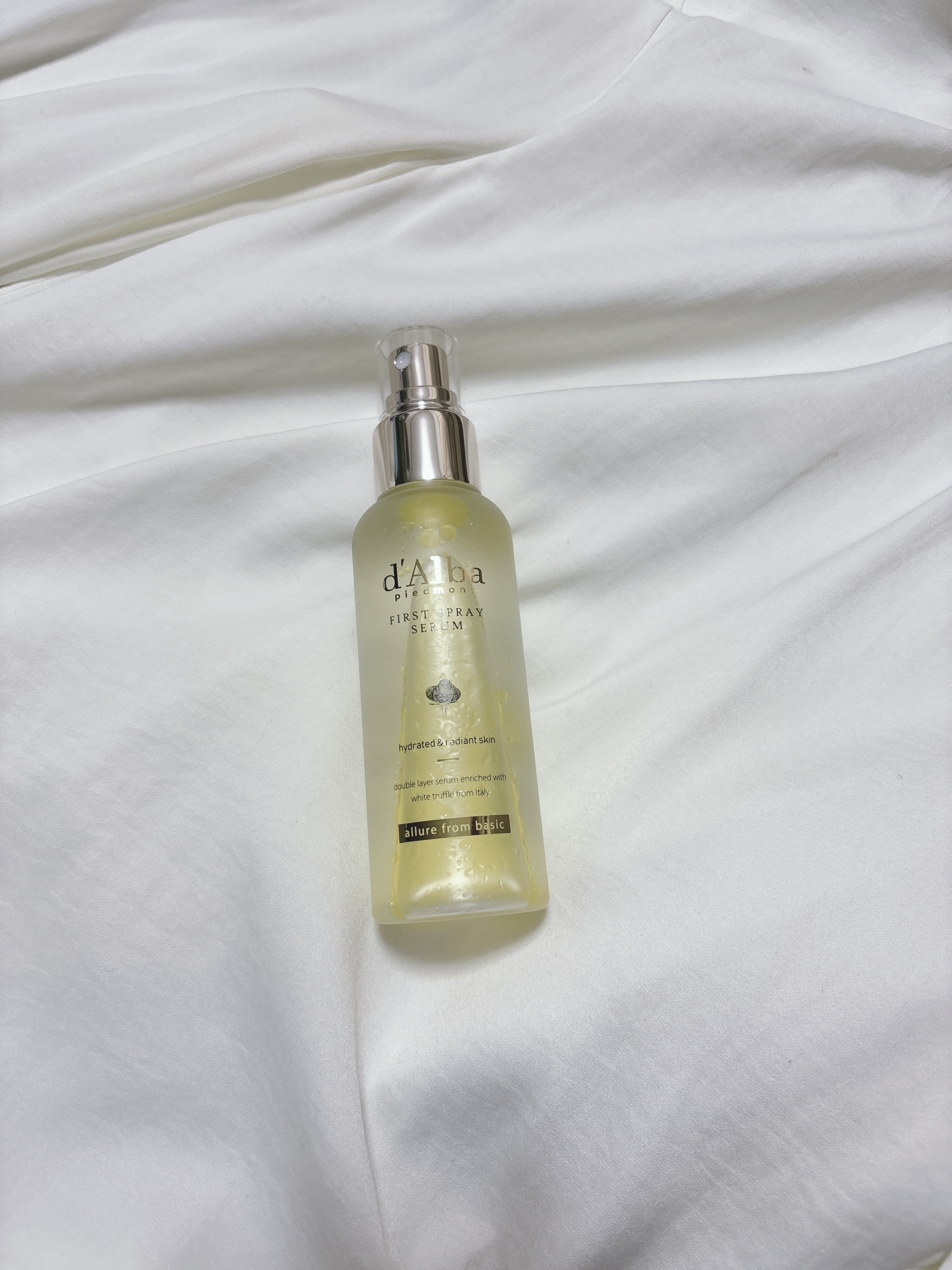 ダルバ ホワイトトリュフファーストスプレーセラム/ダルバ/ミスト状化粧水を使ったクチコミ（2枚目）