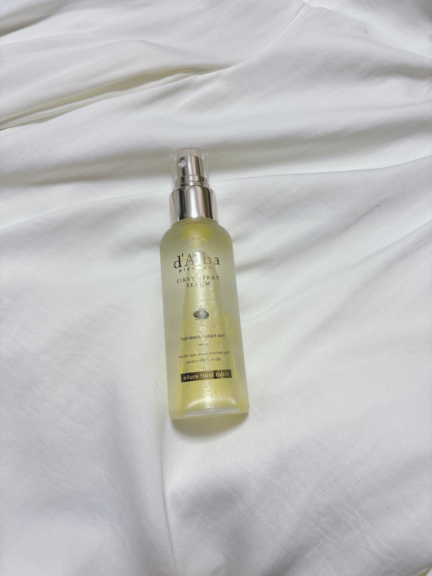 ダルバ ホワイトトリュフファーストスプレーセラム/ダルバ/ミスト状化粧水を使ったクチコミ(2枚目)