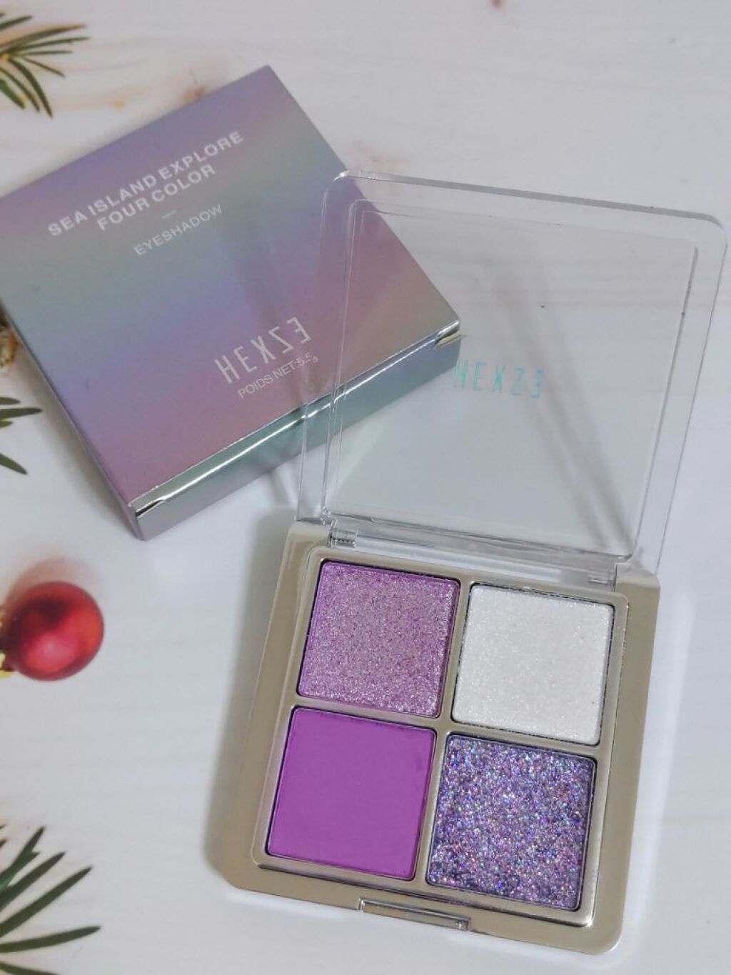 アイランドアドベンチャー4アイシャドウ/HEXZE（ヘックスゼ）/アイシャドウパレットを使ったクチコミ（3枚目）
