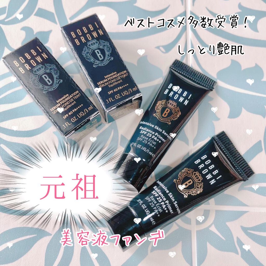 インテンシブ セラム ファンデーション/BOBBI BROWN/リキッドファンデーションを使ったクチコミ（1枚目）