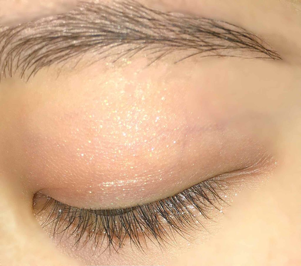 グリッター&グロウ リキッドアイシャドウ/stila/グリッターを使ったクチコミ（2枚目）