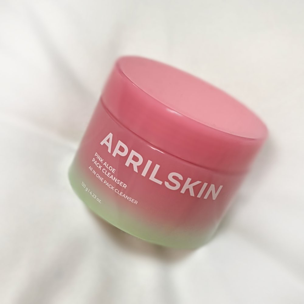 ピンクアロエメレンゲクレンザー/APRILSKIN/その他洗顔料を使ったクチコミ（1枚目）