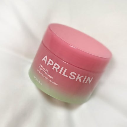 ピンクアロエメレンゲクレンザー/APRILSKIN/その他洗顔料を使ったクチコミ(1枚目)