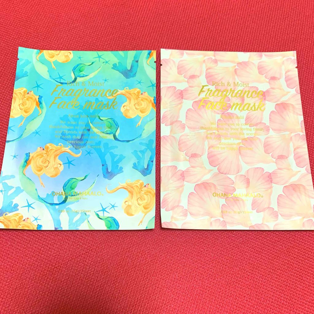 オハナ・マハロ フレグランスフェイスマスク/OHANA MAHAALO/シートマスク・パックを使ったクチコミ(3枚目)