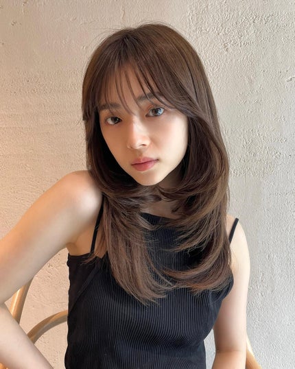 HARUNA on LIPS 「たっぷりレイヤー♡顎下辺りからスタートした、大人上品なレイヤー..」(4枚目)