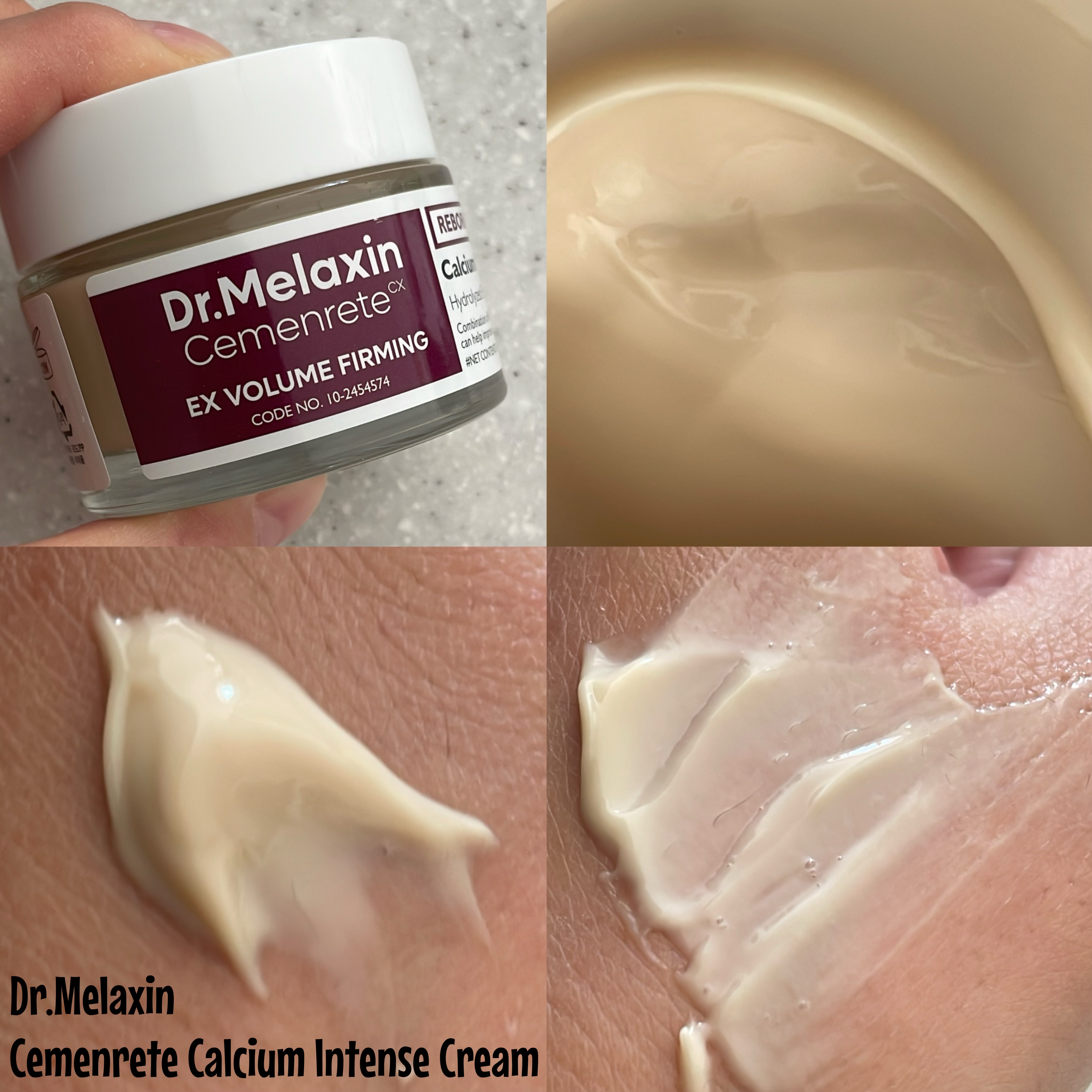 Cemenrete Calcium Intense Cream/Dr.Melaxin/フェイスクリームを使ったクチコミ（2枚目）