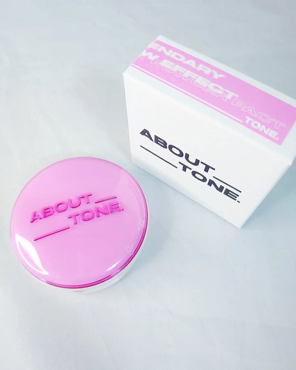 グローパウダーパクト/ABOUT TONE/プレストパウダーを使ったクチコミ(1枚目)