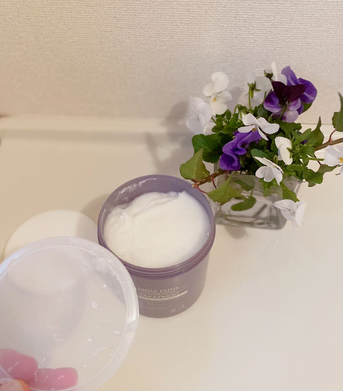 ハホニコ キラメラメ メンテケアヘアパック デイリー/HAHONICO/ヘアマスク・ヘアパックを使ったクチコミ(3枚目)