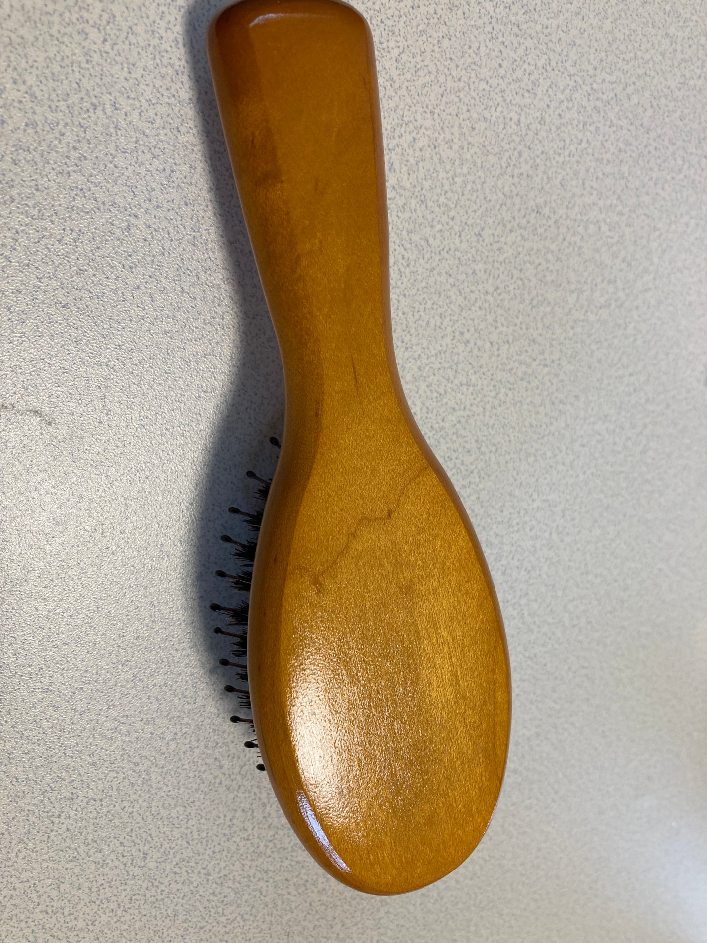 つやつや天然毛のミニミックスブラシ/マペペ/ヘアブラシを使ったクチコミ(1枚目)