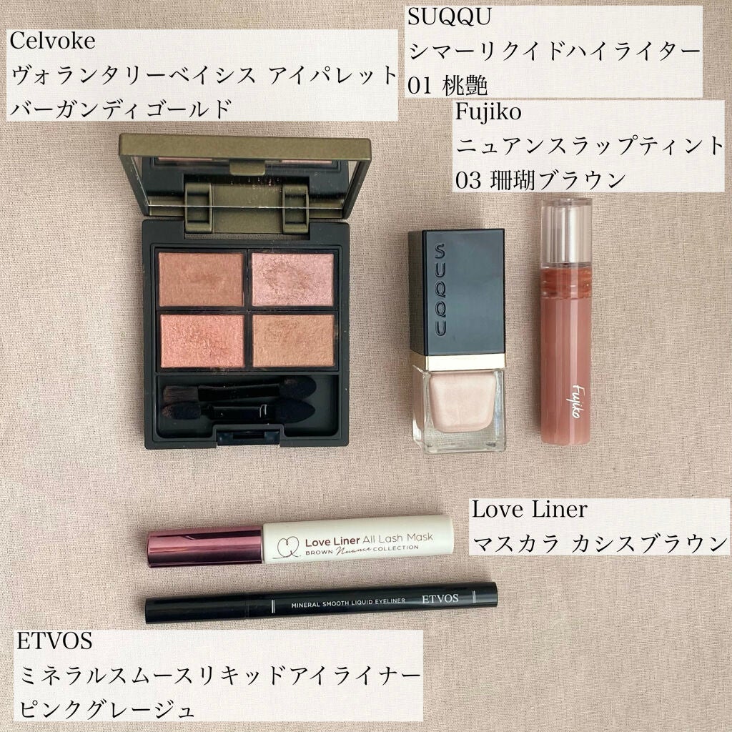 ヴォランタリーベイシス アイパレット/Celvoke/アイシャドウパレットを使ったクチコミ(2枚目)