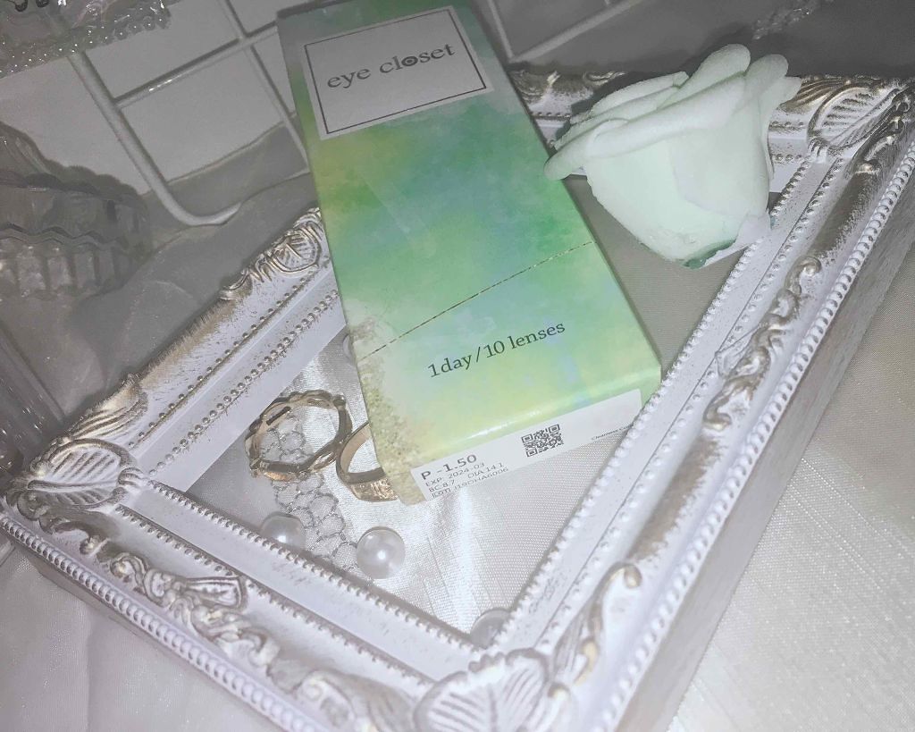 いかちゃん on LIPS 「この間、初めてカラコンを付けてみました!装着するのが難しく、結..」(1枚目)