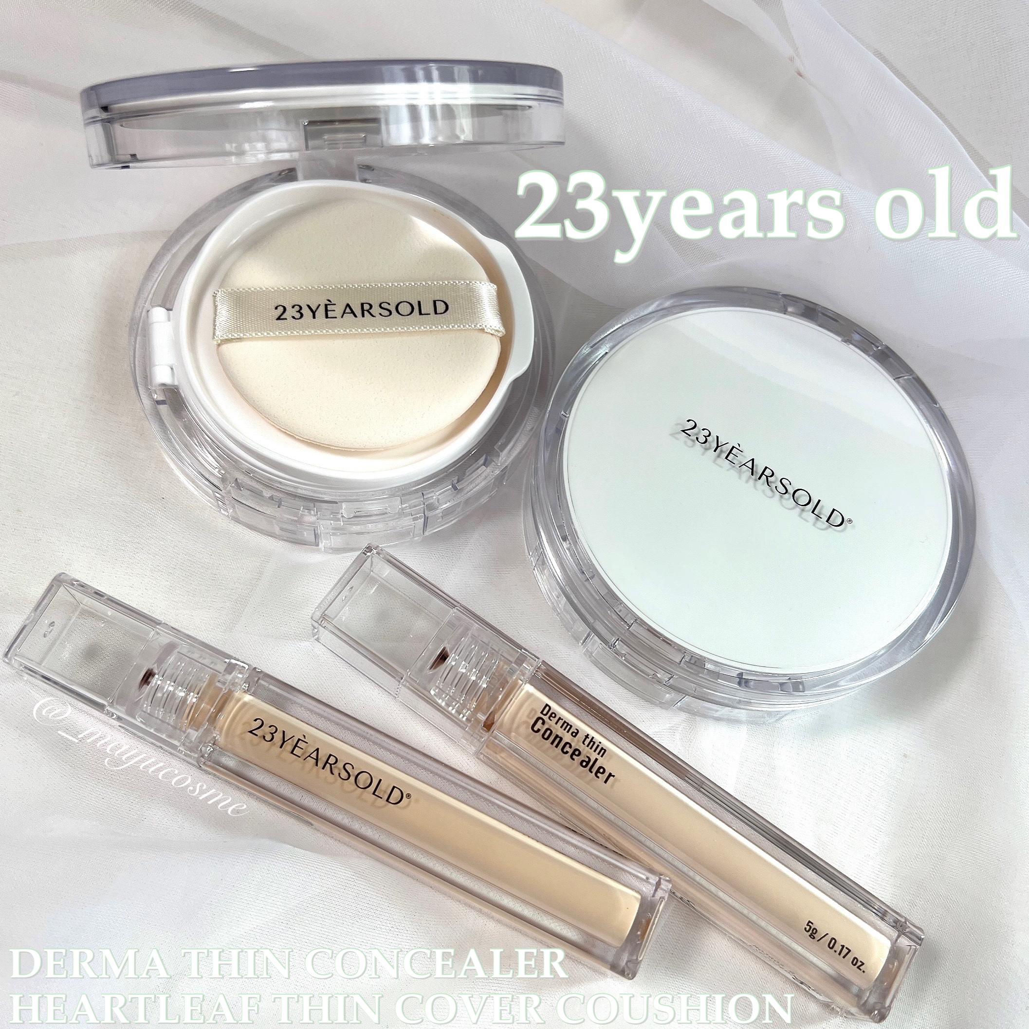 ダーマシンコンシーラー/23years old/リキッドコンシーラーを使ったクチコミ（1枚目）