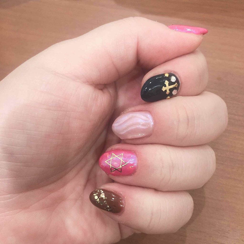 フェアリーダストパウダーオーロラピーコック/キャンドゥ/ネイルシールを使ったクチコミ(1枚目)