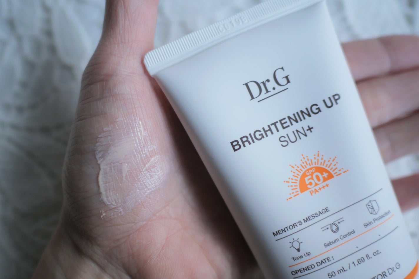 ブライトニングアップサンプラス/Dr.G/日焼け止めクリームを使ったクチコミ(3枚目)