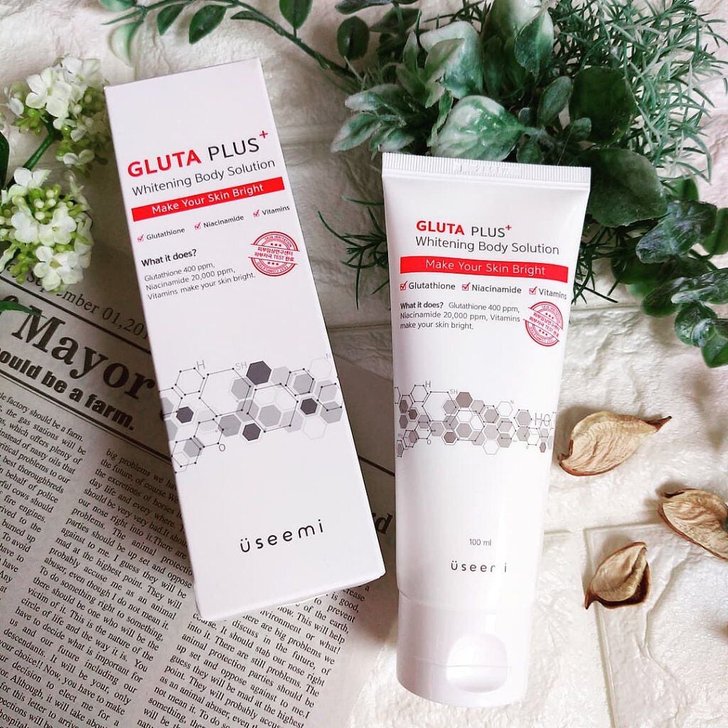 グルタプラスホワイトニングボディソリューション/Useemi/ボディローションを使ったクチコミ(1枚目)