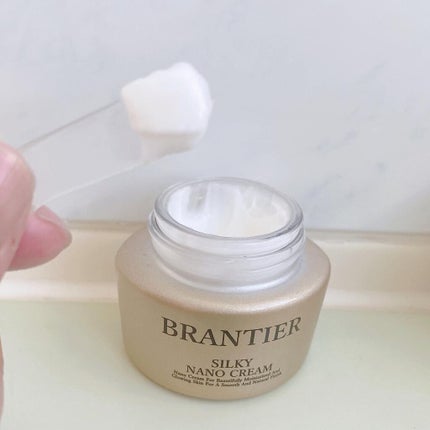 シルキーナノクリーム/BRANTIER/フェイスクリームを使ったクチコミ(5枚目)
