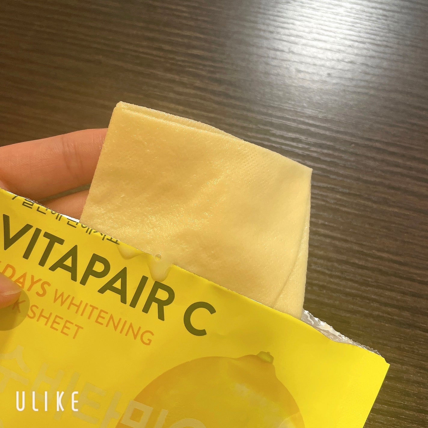 ビタペアC 7DAYS ホワイトニングマスクシート/ネイチャーリパブリック/シートマスク・パックを使ったクチコミ(3枚目)