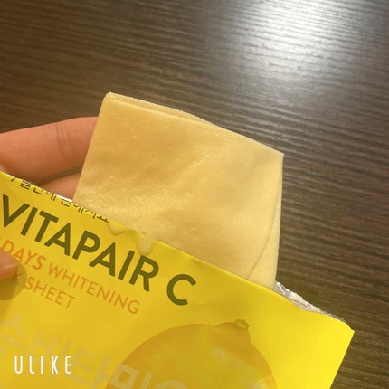 ビタペアC 7DAYS ホワイトニングマスクシート/ネイチャーリパブリック/シートマスク・パックを使ったクチコミ(3枚目)