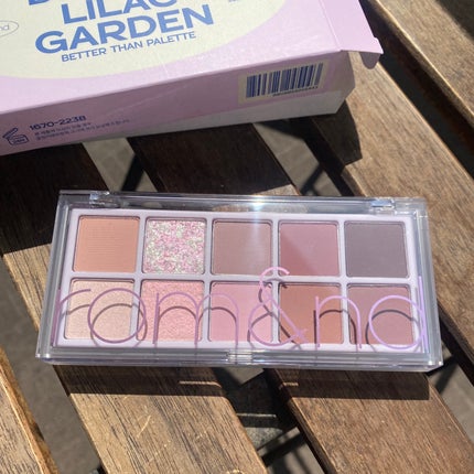 ベターザンパレット/rom&nd/アイシャドウパレットを使ったクチコミ(2枚目)