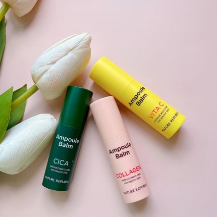 スティック美容液(レモン)/ネイチャーリパブリック/フェイスバームを使ったクチコミ(9枚目)