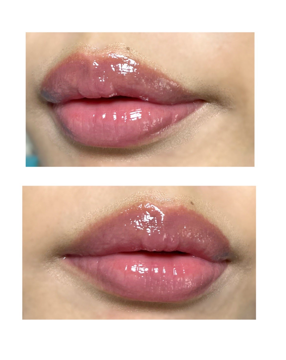 グラスティングカラーグロス/rom&nd/リップグロスを使ったクチコミ(10枚目)