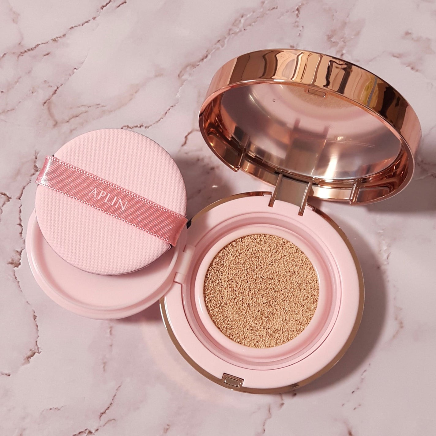 ピンクティーツリーカバークッション/APLIN/クッションファンデーションを使ったクチコミ(2枚目)