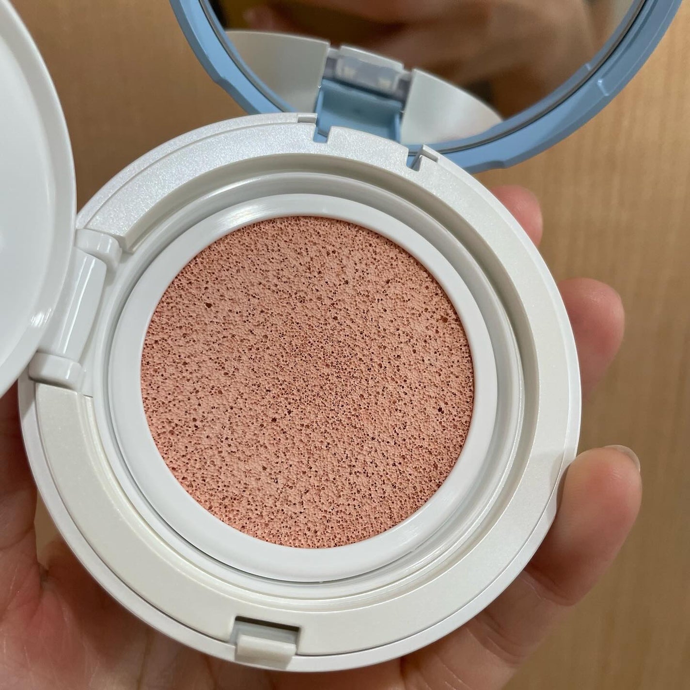 アルティメットフィット トーンアップデニムクッション/OHUI/クッションファンデーションを使ったクチコミ(4枚目)