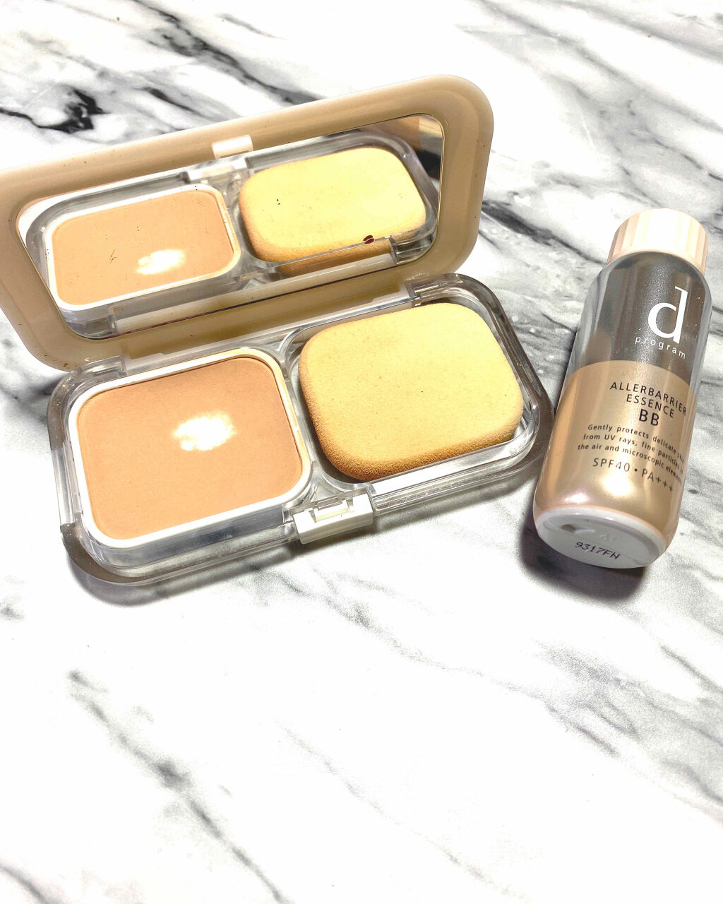 薬用 エアリースキンケアヴェール/d プログラム/プレストパウダーを使ったクチコミ（2枚目）