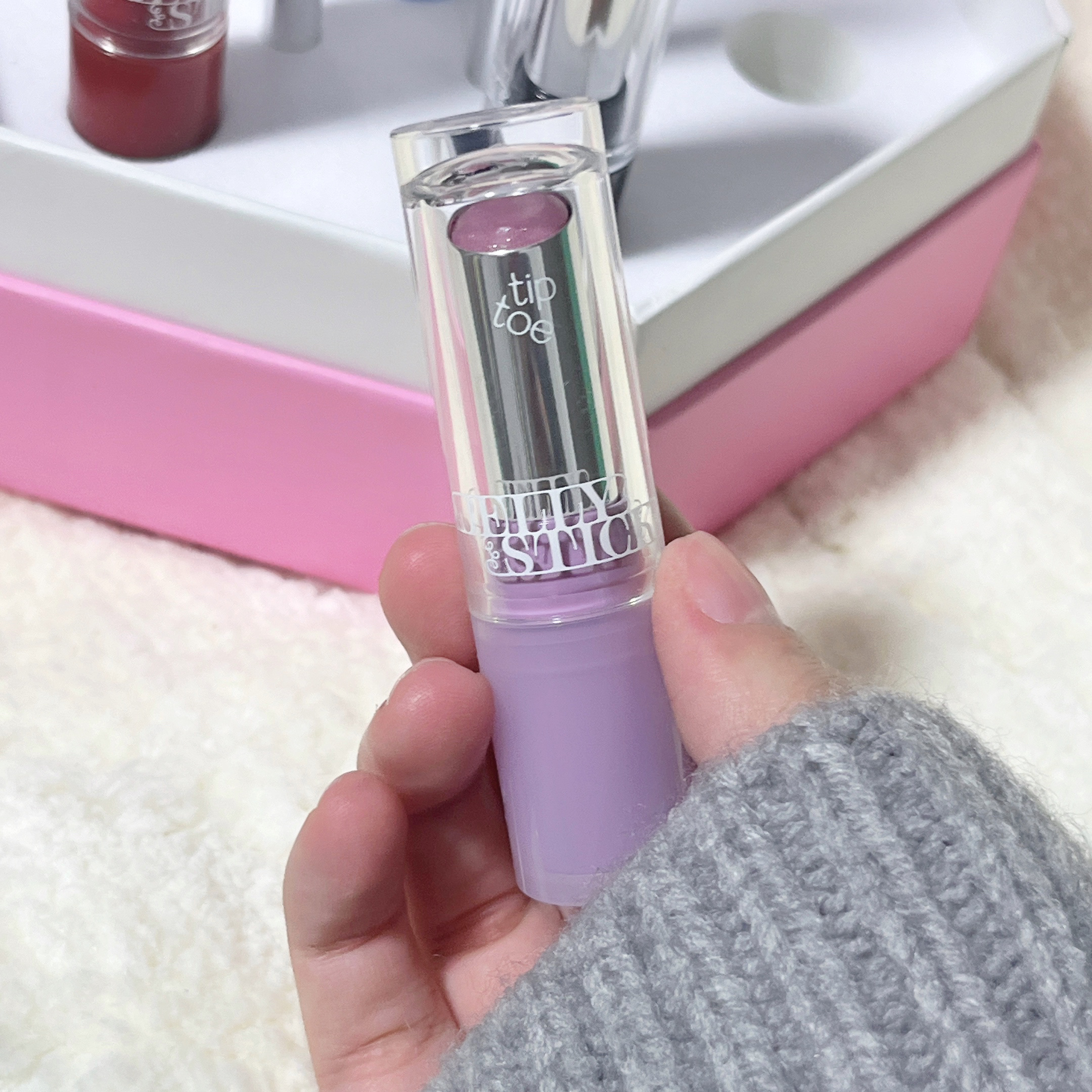 tiptoe フェイスライナーのクチコミ「___

わああああ!!!!凄いものが来てしまったようだ…🥹💜

___

韓国コスメtipt.....」（3枚目）