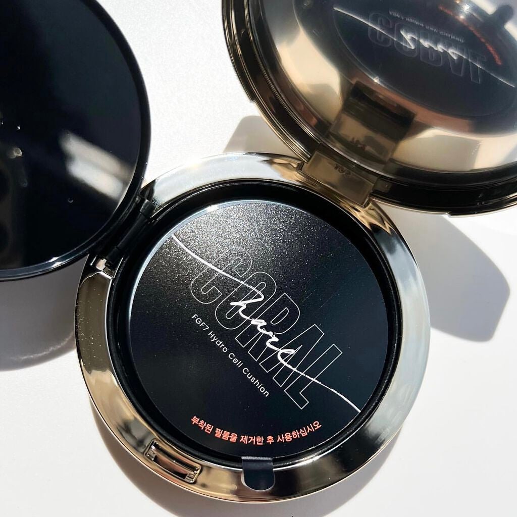 FGF7 ハイドロセルクッション/Coralhaze/クッションファンデーションを使ったクチコミ(4枚目)