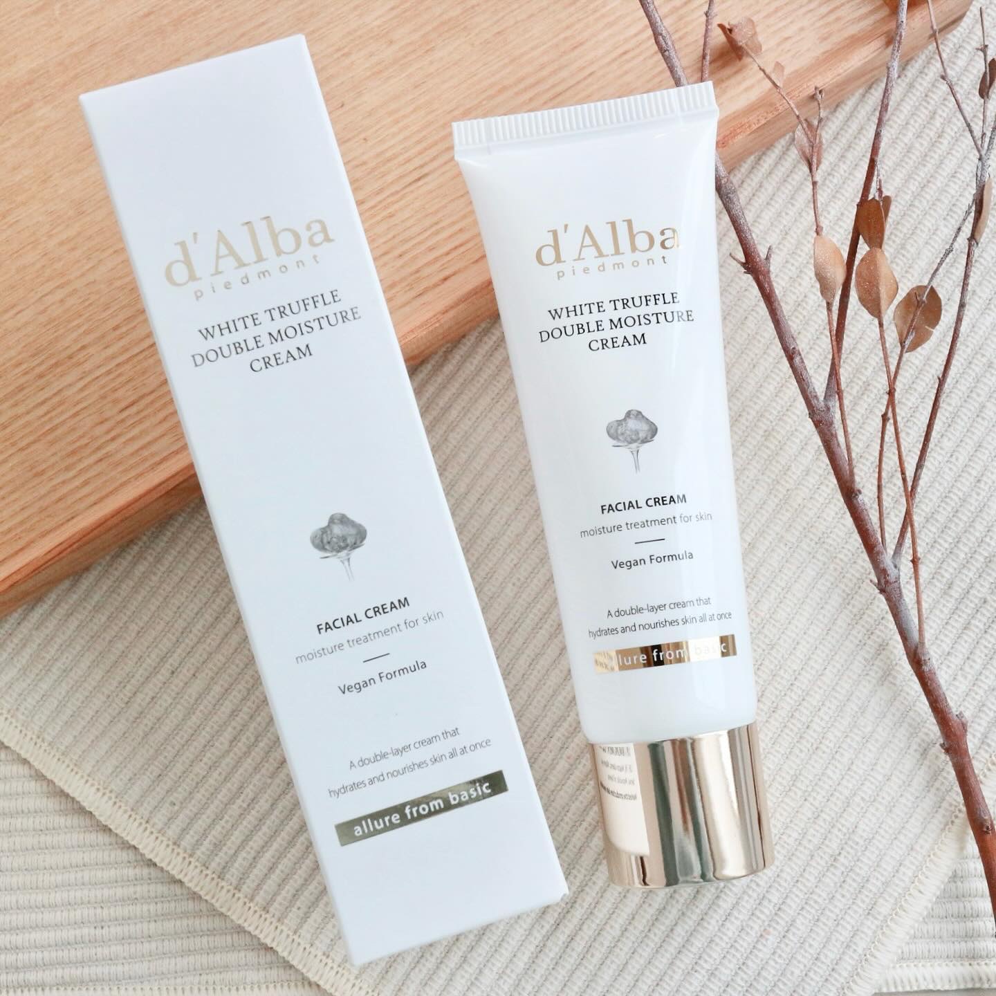 ホワイトトリュフダブルモイスチャークリーム/ダルバ/フェイスクリームを使ったクチコミ（1枚目）