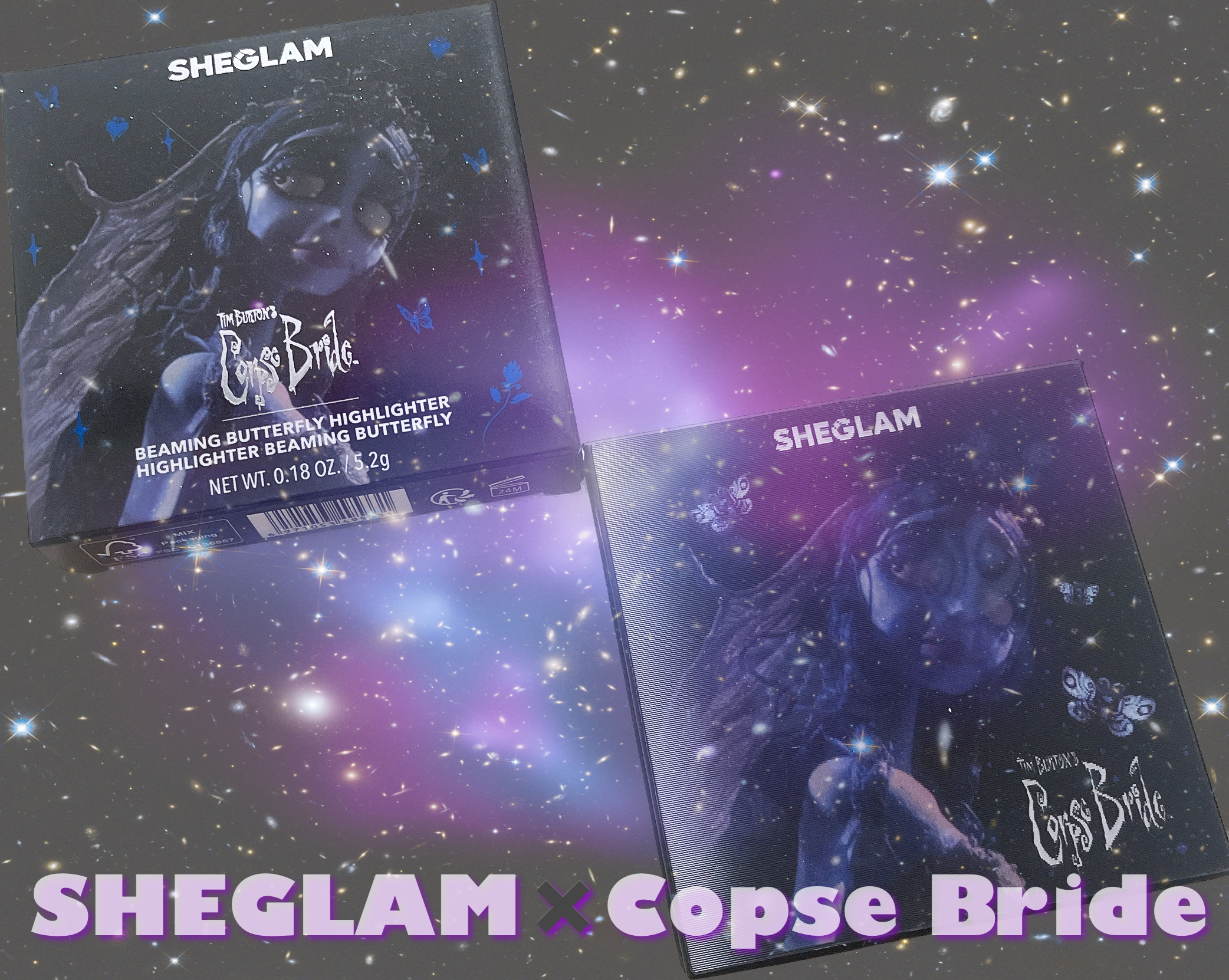 BEAMING BUTTERFLY ハイライター/SHEGLAM/パウダーハイライトを使ったクチコミ（1枚目）