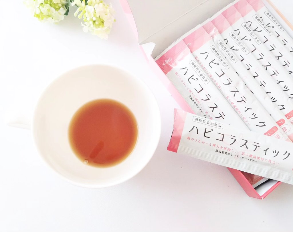 ハピコラスティック/新田ゼラチンダイレクト/美容ドリンクを使ったクチコミ（1枚目）