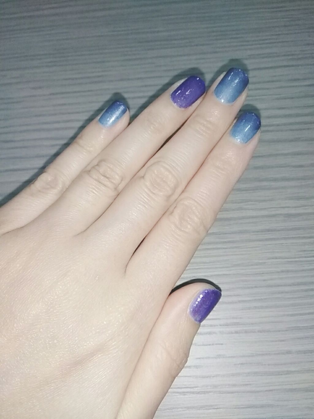 AC ネイルエナメル M 130 ギャラクシーブルー/AC MAKEUP/マニキュアを使ったクチコミ（1枚目）