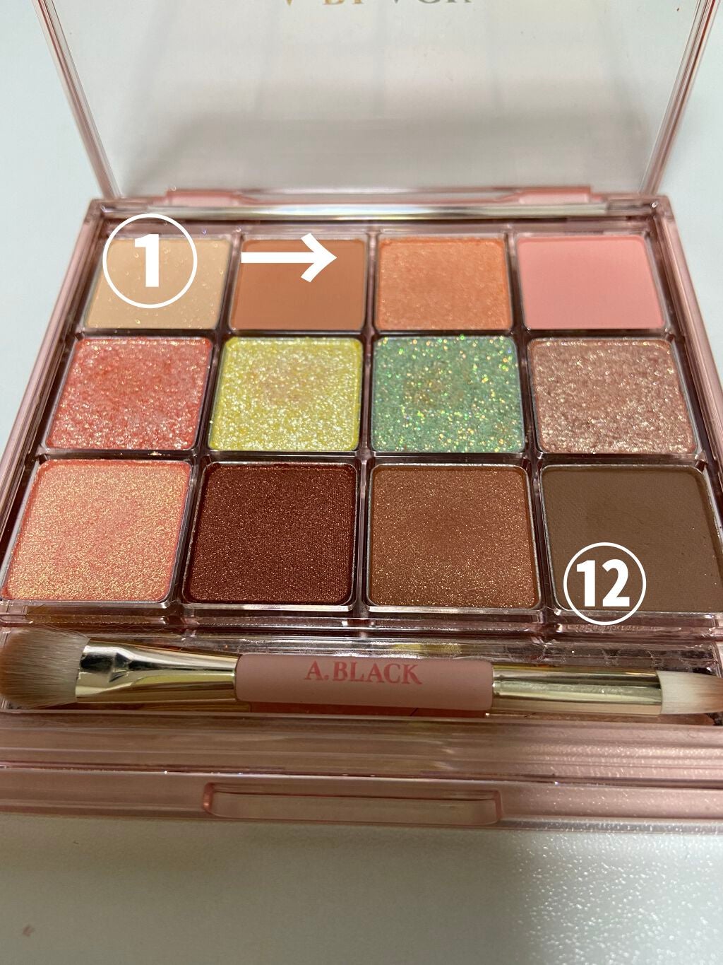 グラムチェンジマルチパレット/A.BLACK/マルチパレットを使ったクチコミ(2枚目)