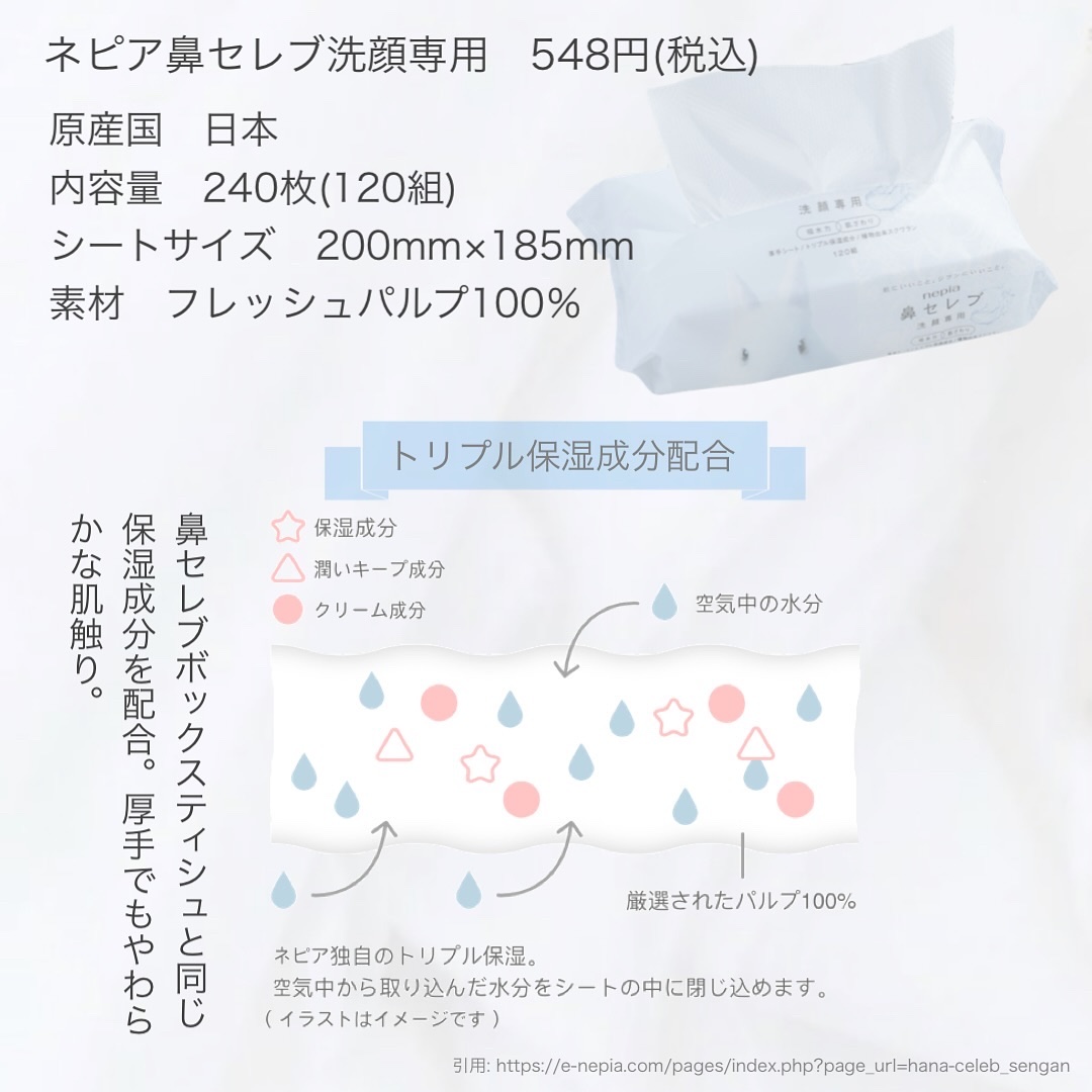 鼻セレブ 洗顔専用/ネピア/クレンジングタオルを使ったクチコミ（2枚目）