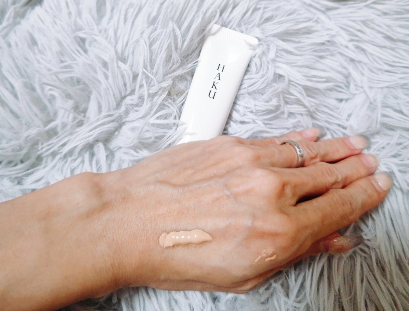 薬用 美白美容液ファンデ(医薬部外品)/HAKU/クリーム・エマルジョンファンデーションを使ったクチコミ(2枚目)