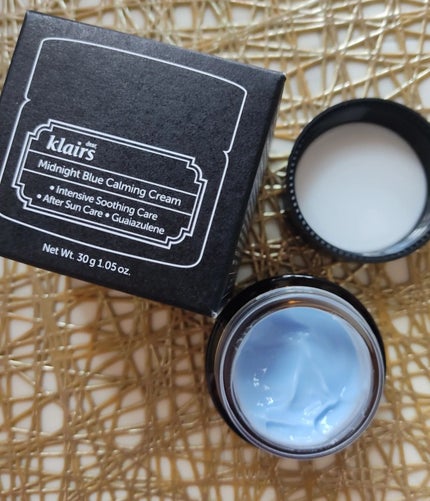 ミッドナイトブルーカーミングクリーム/Klairs/フェイスクリームを使ったクチコミ(2枚目)