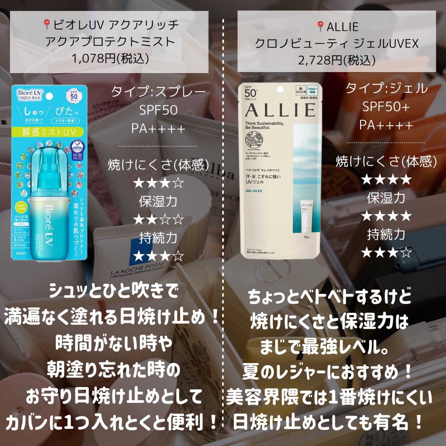 マーメイドスキンジェルUV/キャンメイク/日焼け止めジェルを使ったクチコミ(9枚目)