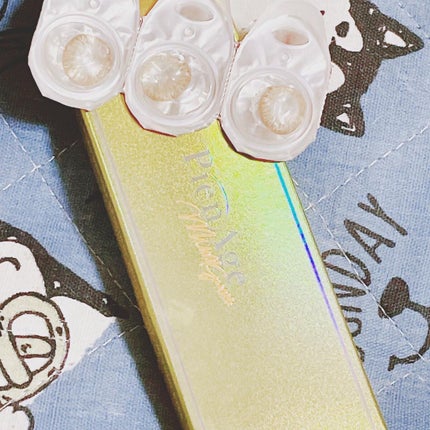 ピエナージュ ミミジェム ワンデー ミミアンバー/PienAge/カラーコンタクトレンズの画像