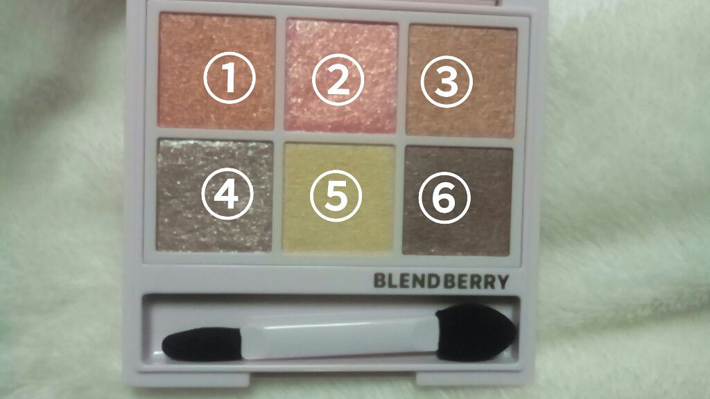 オーラクリエイション/BLEND BERRY/アイシャドウパレットを使ったクチコミ（3枚目）