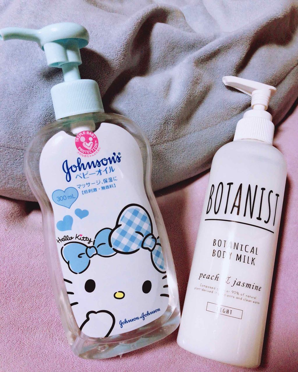 ジョンソン ベビーオイル 無香料/ジョンソンベビー/ボディオイルを使ったクチコミ（1枚目）
