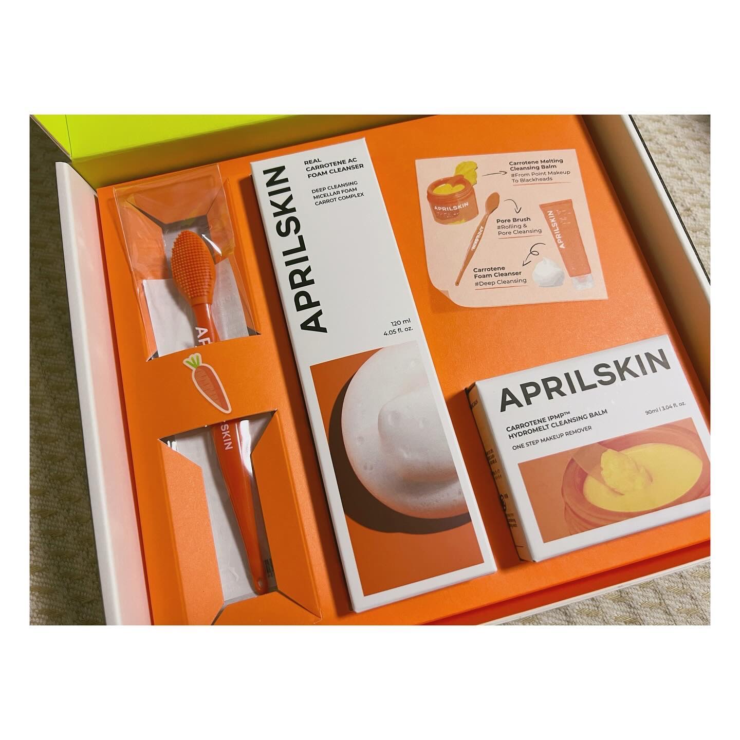 リアルカロテンクレンジングフォーム/APRILSKIN/洗顔フォームを使ったクチコミ（2枚目）