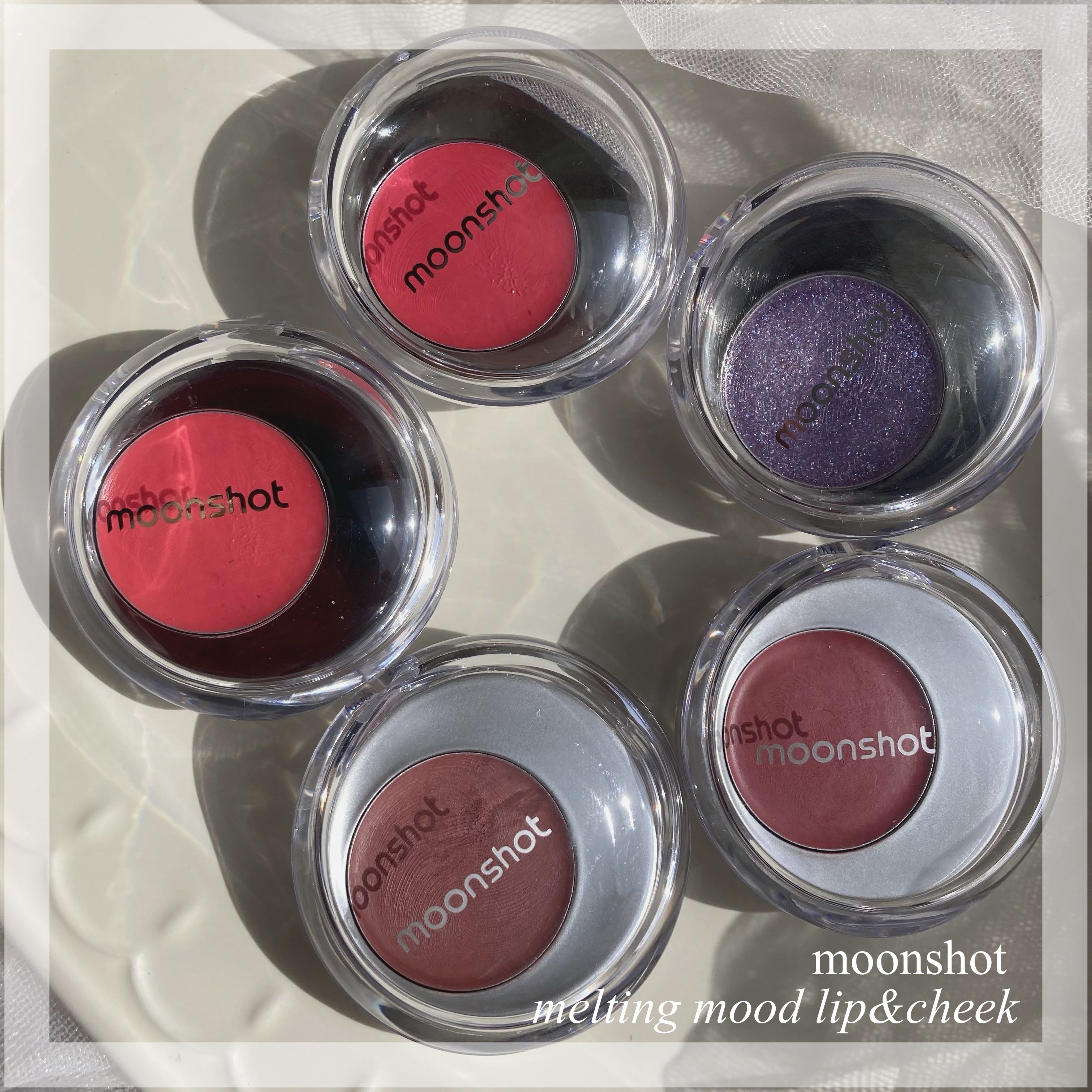メルティングムードリップ&チーク/moonshot/ジェル・クリームチークを使ったクチコミ（1枚目）