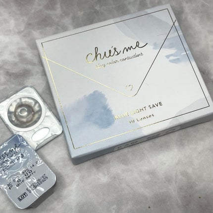 Chu's me BLUE LIGHT SAVE 1day/Chu's me/カラーコンタクトレンズを使ったクチコミ(6枚目)