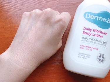 デイリーモイスチャーボディローション 257ml/Derma:B/ボディローションの画像