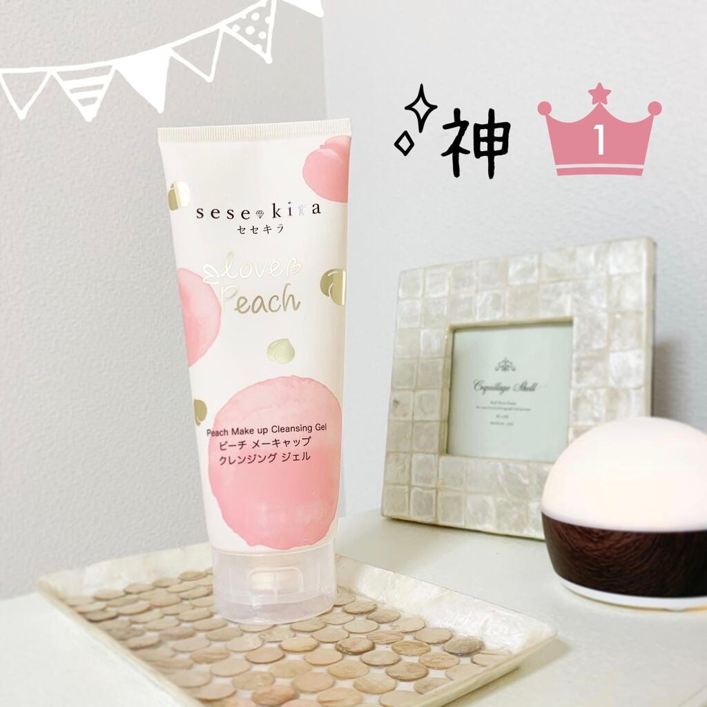 ピーチメーキャップクレンジングジェル/sesekira/クレンジングジェルを使ったクチコミ(1枚目)
