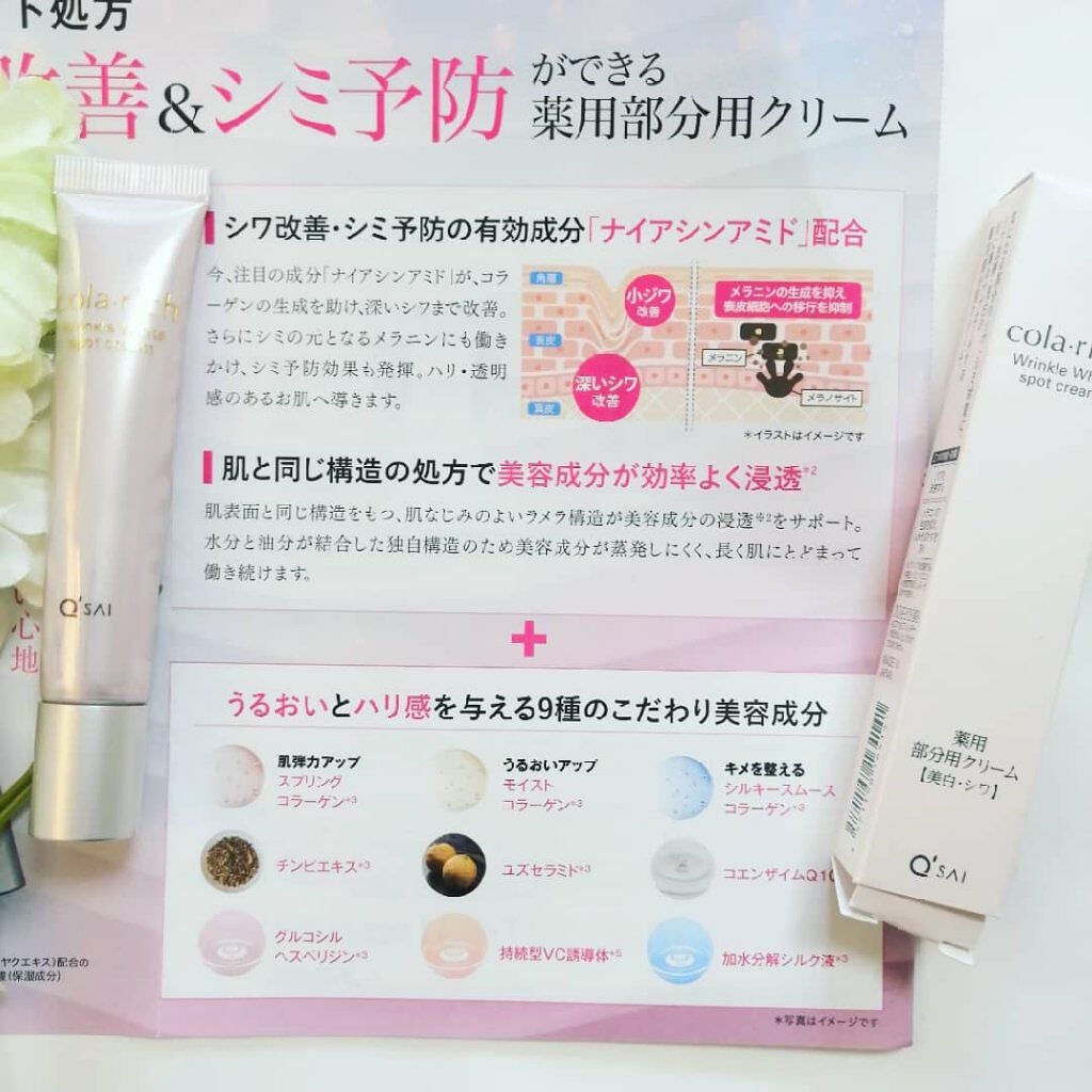 リンクルホワイトスポットクリーム/コラリッチ/フェイスクリームを使ったクチコミ(3枚目)